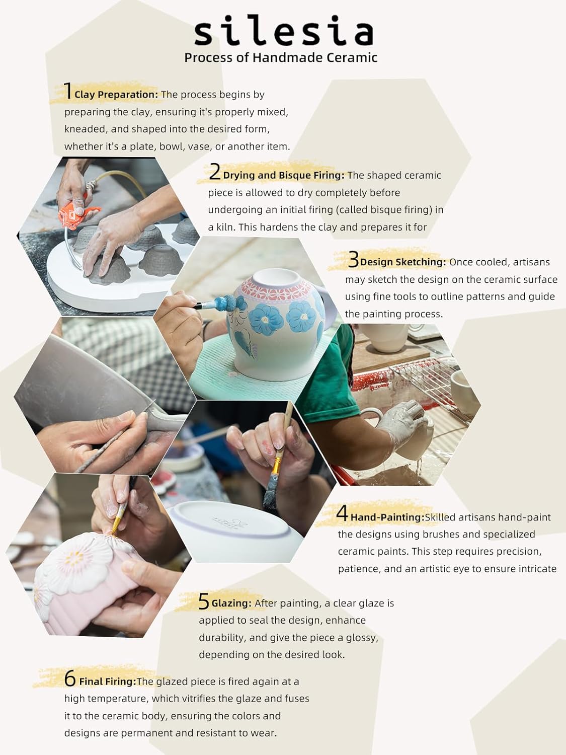 silesia Handmade Sugar Bowl with Lid and Spoon, 9 Ounce Ceramic Hand-Painted Sugar Jar for Home in Gift Box, Kitchen Decor, Oven, Dishwasher & Microwave Safe, Glazed Blue